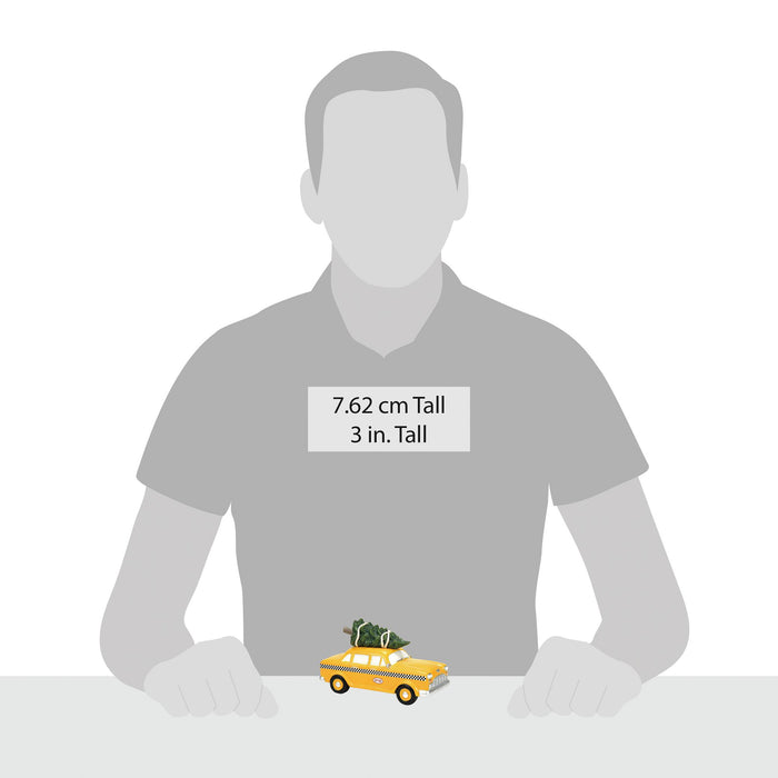 Enesco Hailing Christmas Cab