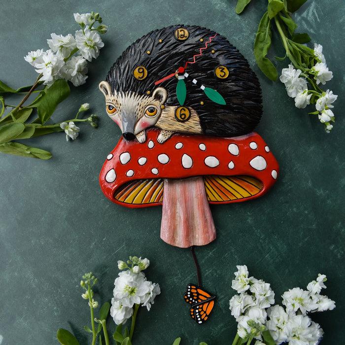 Enesco Hank The Hedgehog Wall Clock