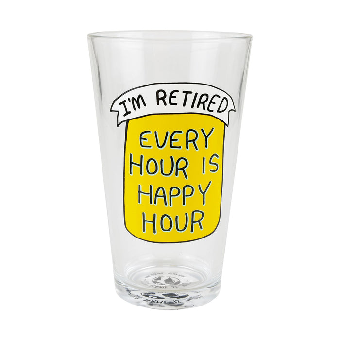 Enesco Happy Hour Retired Pint Glass