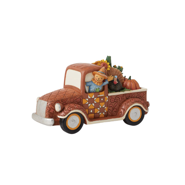 Enesco Harvest Pickup Truck Figurine