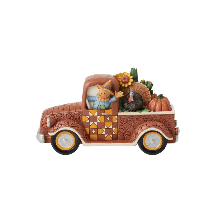 Enesco Harvest Pickup Truck Figurine