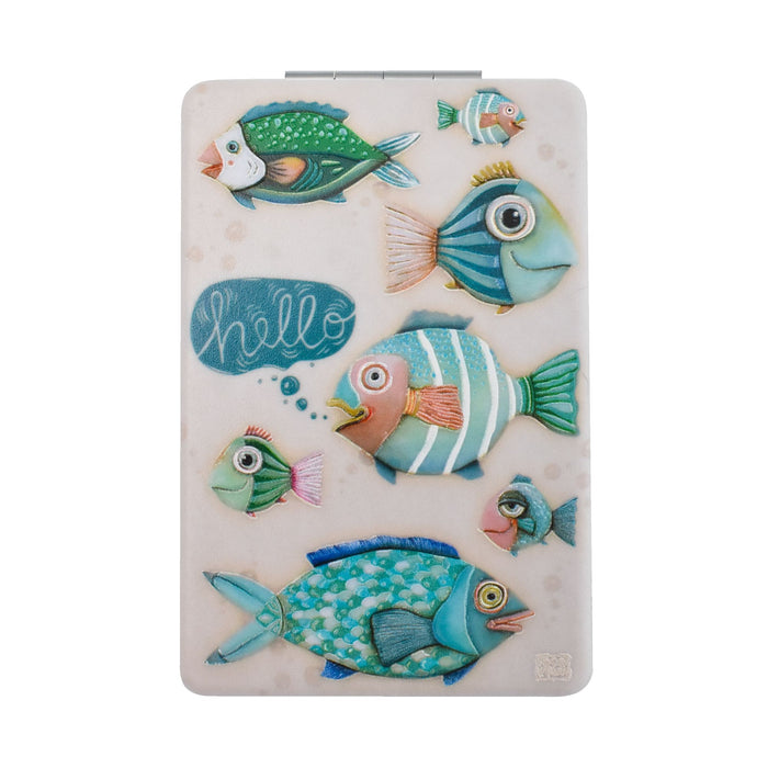Enesco Hello Fish Compact Mirror