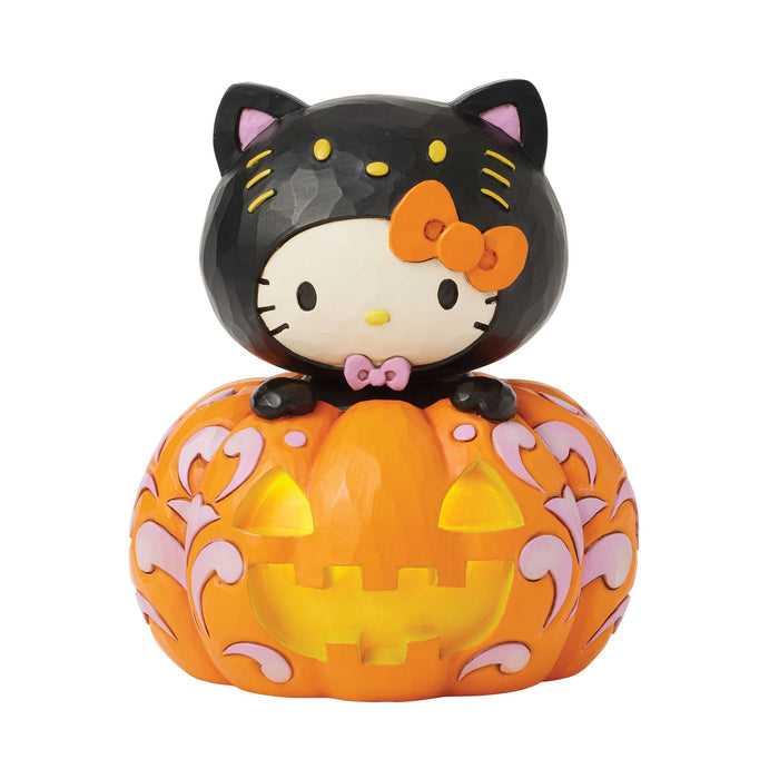 Enesco Hello Kitty Black Cat Pumpkin