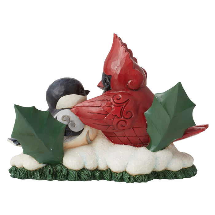 Enesco HG Cardinal & Chickadee Fig