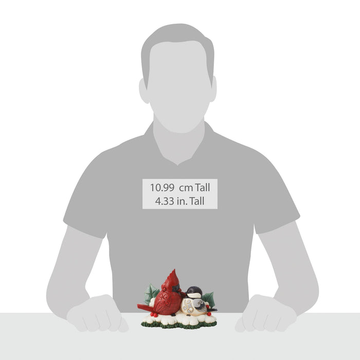 Enesco HG Cardinal & Chickadee Fig