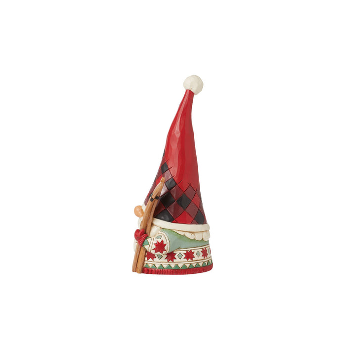 Enesco Highland Glen Gnome Skis Fig