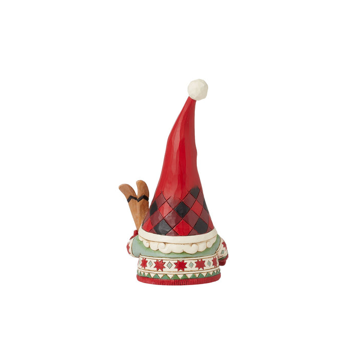 Enesco Highland Glen Gnome Skis Fig