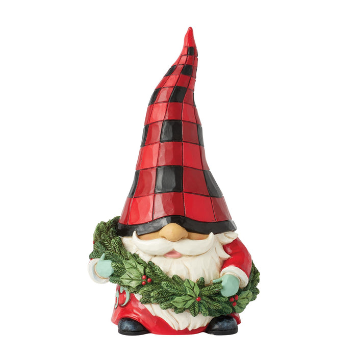 Enesco Highland Glen Gnome Wreath Fig