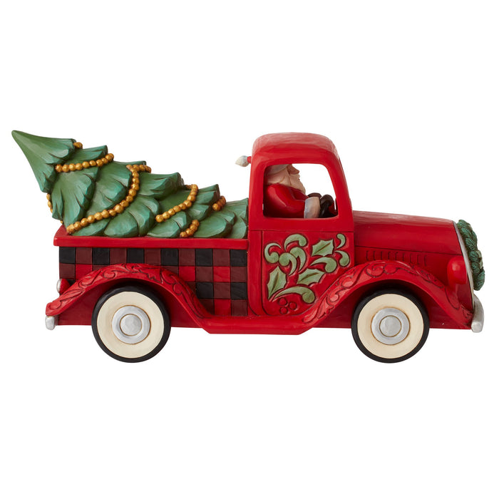 Enesco Highland Glen Santa Truck Fig