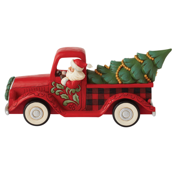 Enesco Highland Glen Santa Truck Fig
