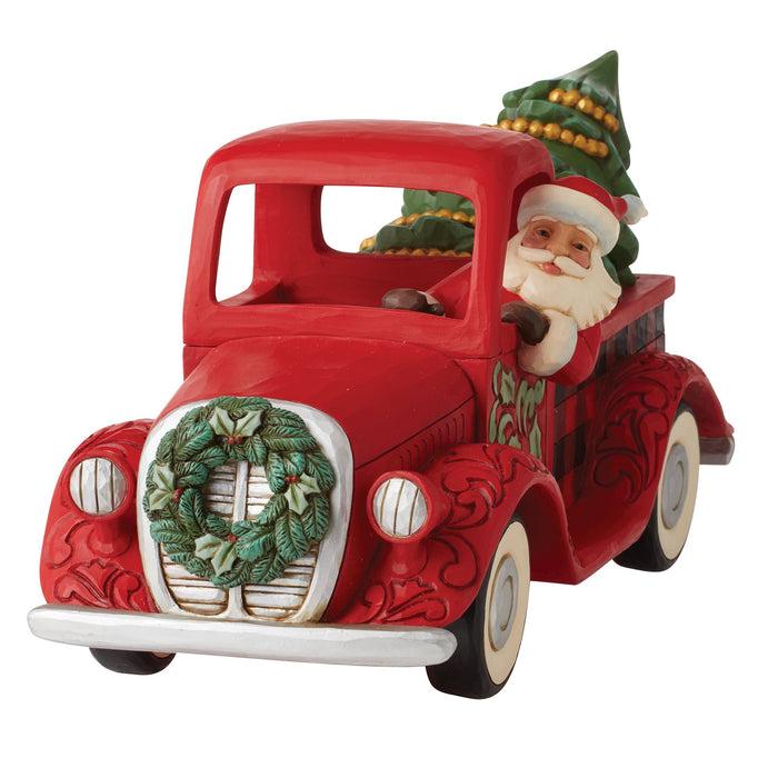Enesco Highland Glen Santa Truck Fig