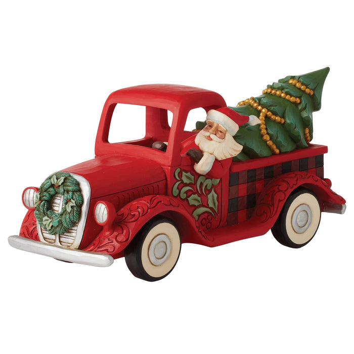 Enesco Highland Glen Santa Truck Fig