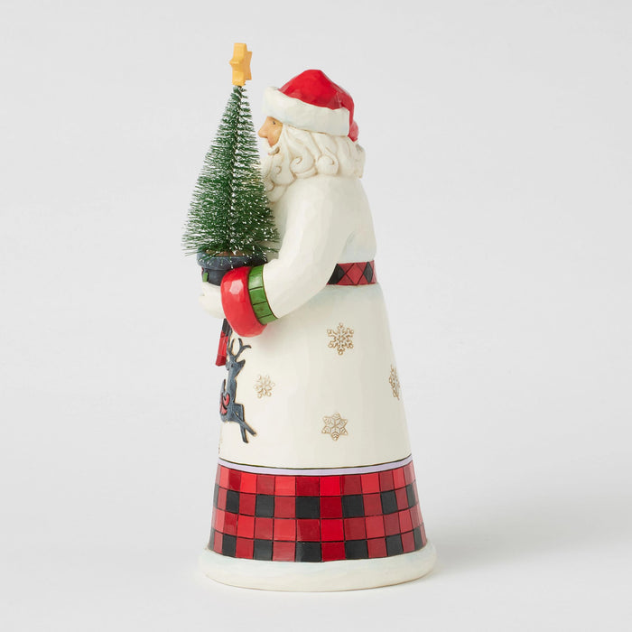 Enesco Highland Glen Santa With Sisal