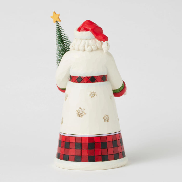 Enesco Highland Glen Santa With Sisal