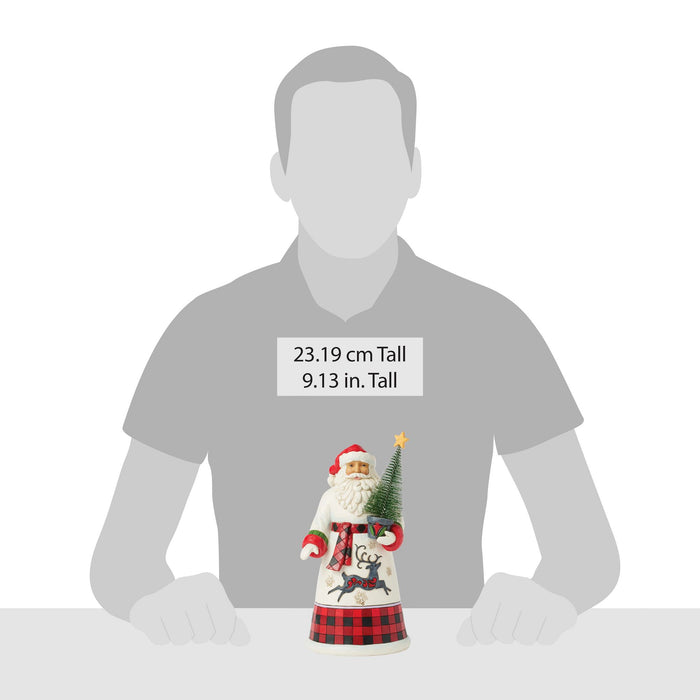 Enesco Highland Glen Santa With Sisal