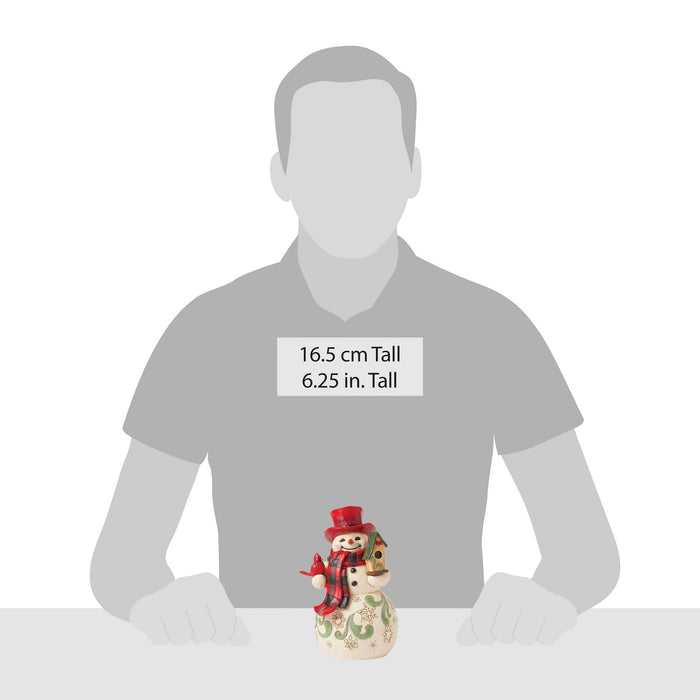 Enesco Highland Glen Snowman Hat Fig