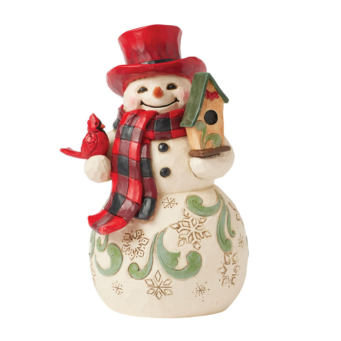 Enesco Highland Glen Snowman Hat Fig