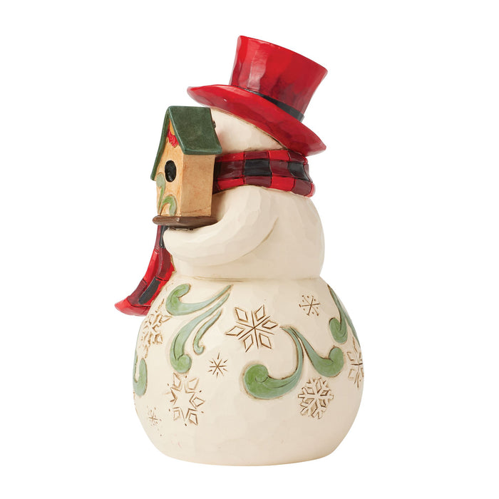 Enesco Highland Glen Snowman Hat Fig