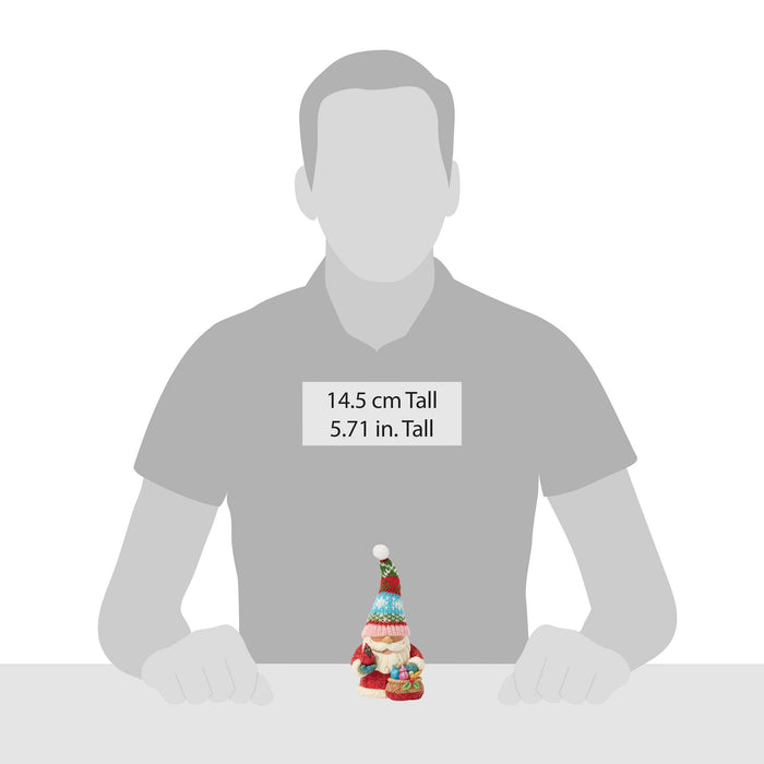 Enesco Holiday Gnome Knit Hat Fig