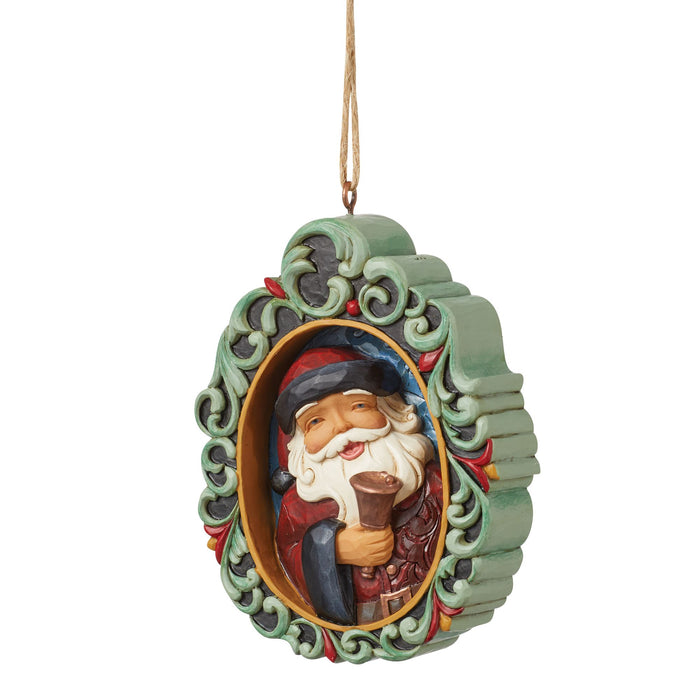 Enesco Holiday Manor Santa Ornament