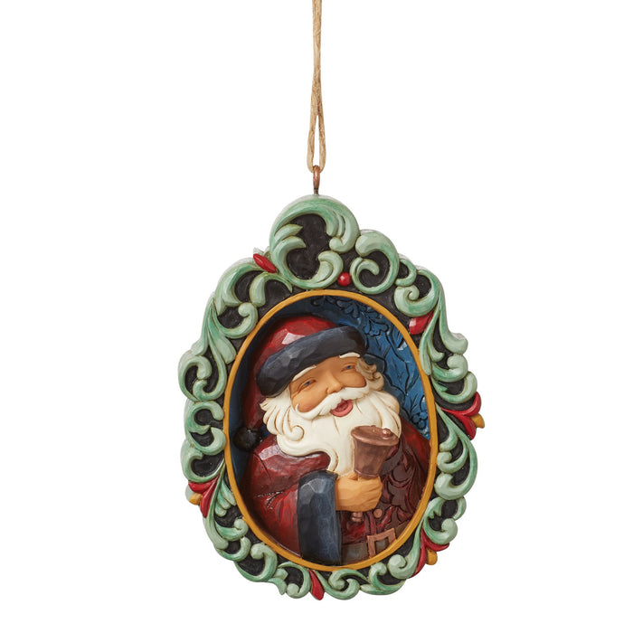 Enesco Holiday Manor Santa Ornament