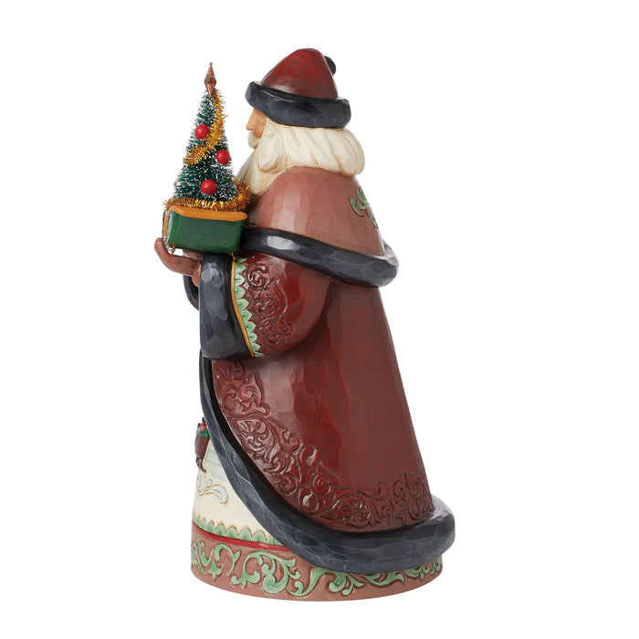 Enesco Holiday Manor Santa Sled Fig