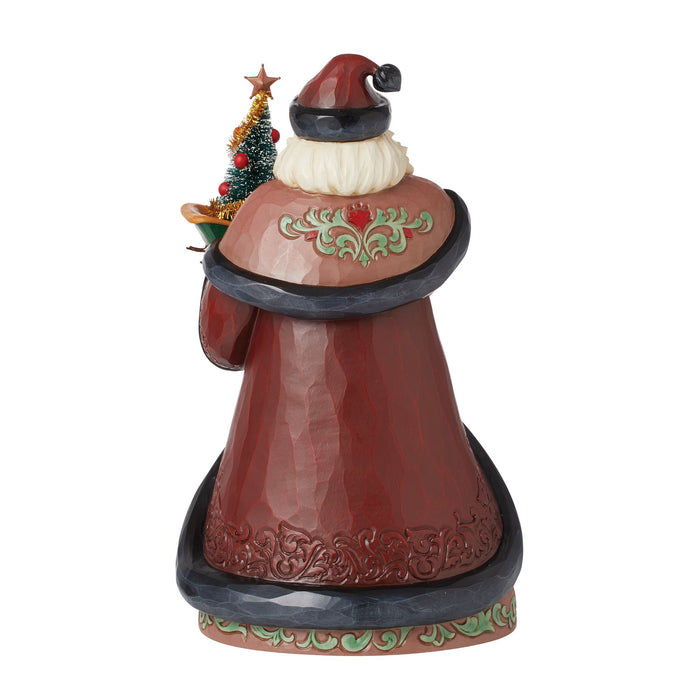 Enesco Holiday Manor Santa Sled Fig
