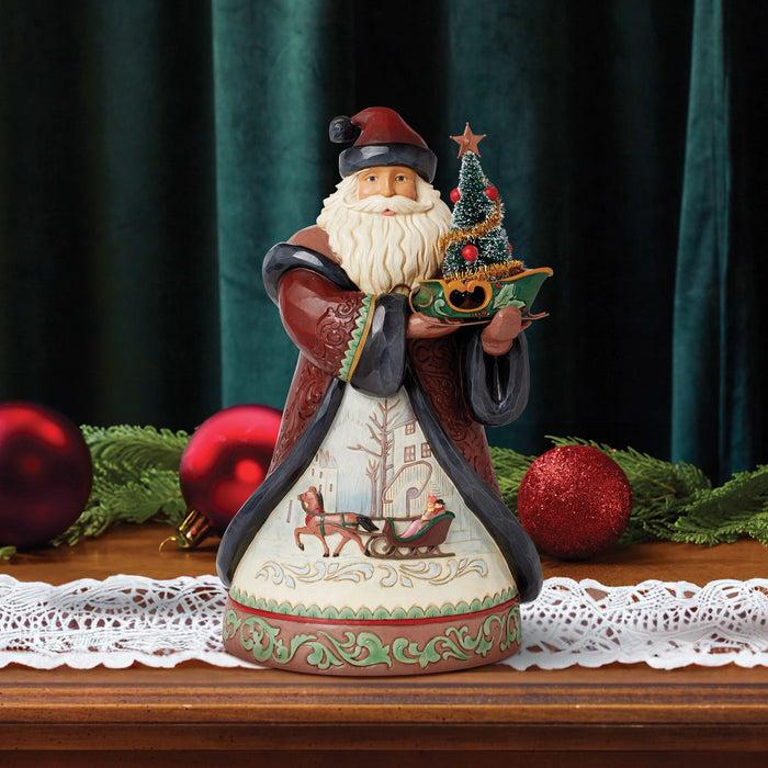 Enesco Holiday Manor Santa Sled Fig