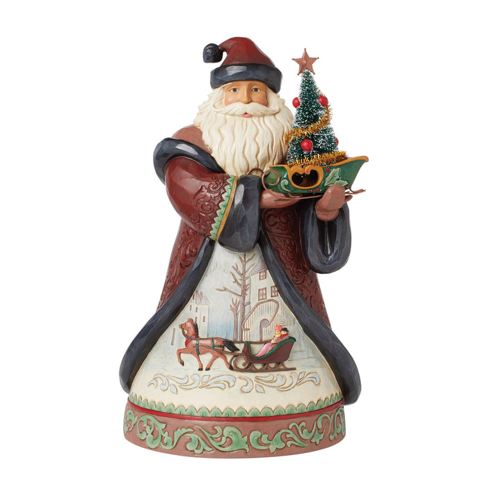 Enesco Holiday Manor Santa Sled Fig