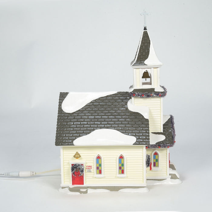 Enesco Holy Family Church Set Of 2