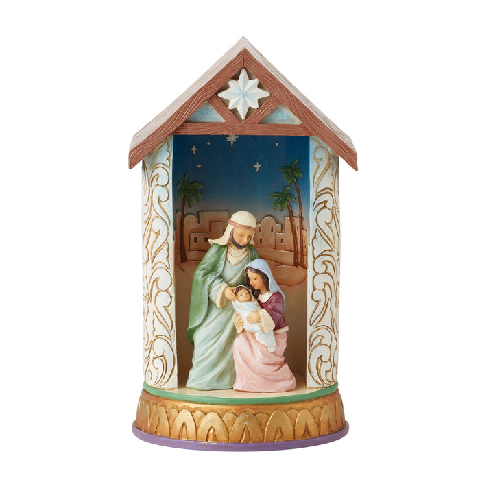 Enesco Holy Family Lighted Diorama