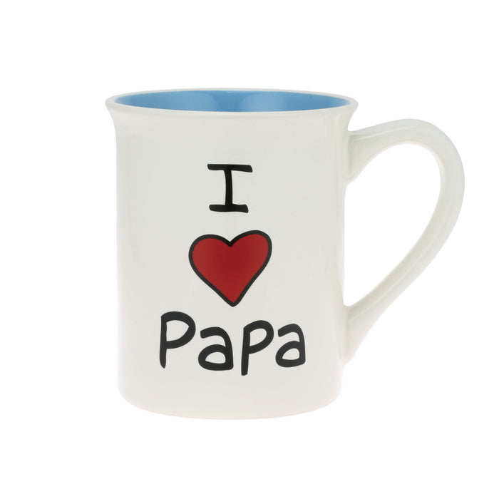 Enesco I HEART PAPA MUG 16 OZ