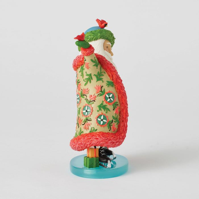 Enesco Ice Skating Santa Fig