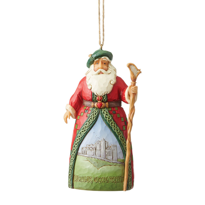 Enesco Irish Santa Ornament