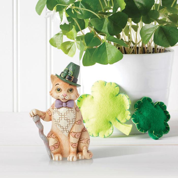 Enesco Irish Tabby Cat Figurine