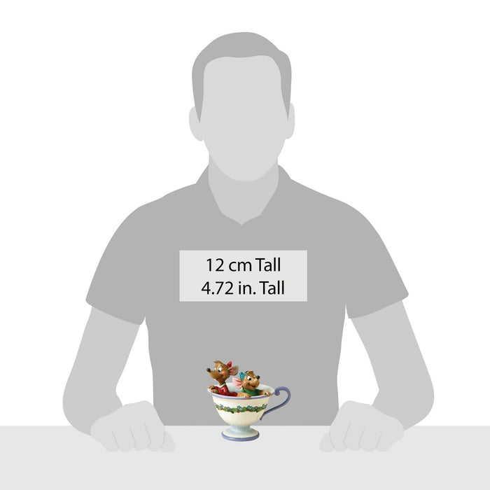 Enesco Jaq And Gus In Tea Cup