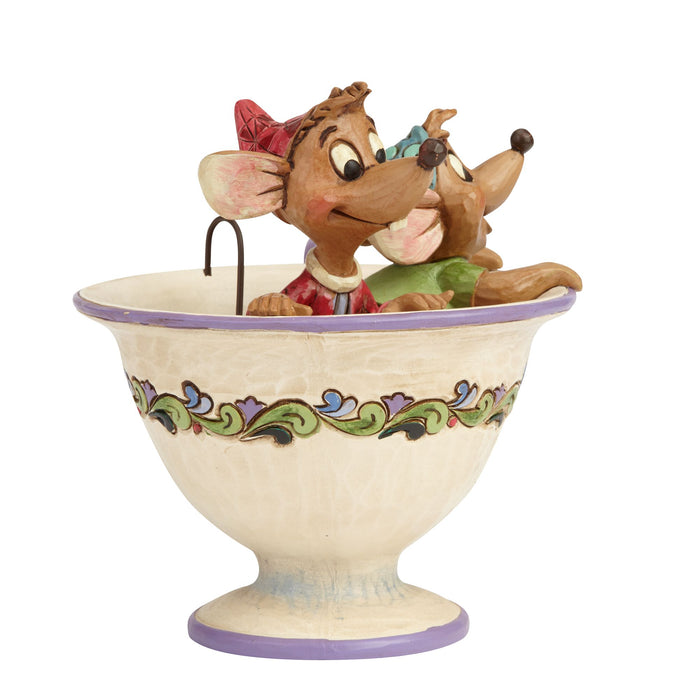 Enesco Jaq And Gus In Tea Cup