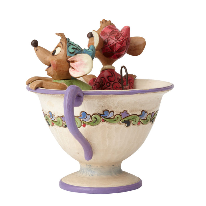 Enesco Jaq And Gus In Tea Cup