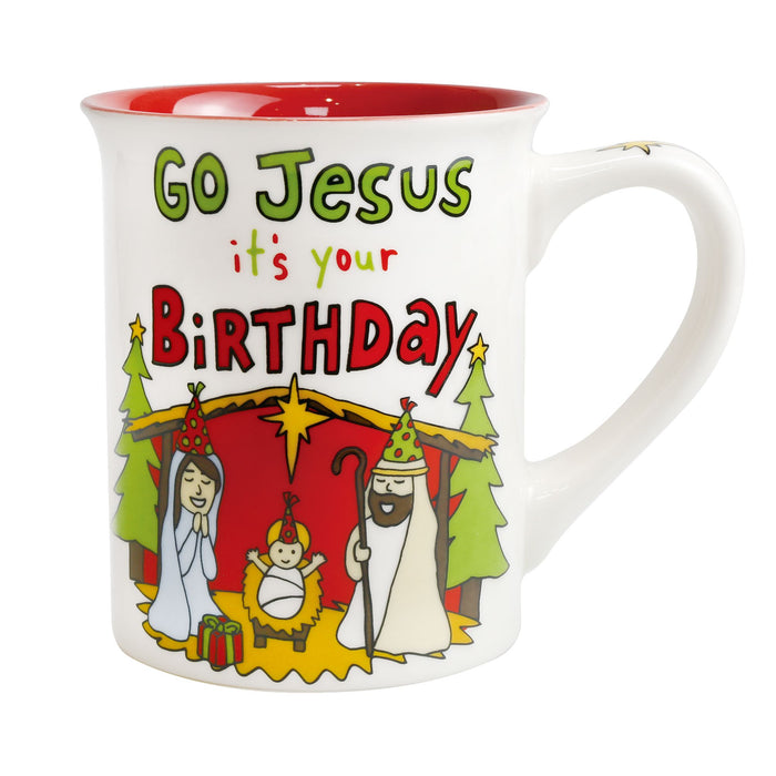 Enesco Jesus Birthday Christmas Mug
