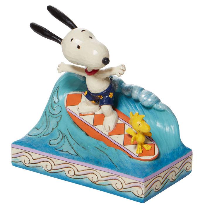 Enesco JSPEA Snoopy & Woodstock Surfi