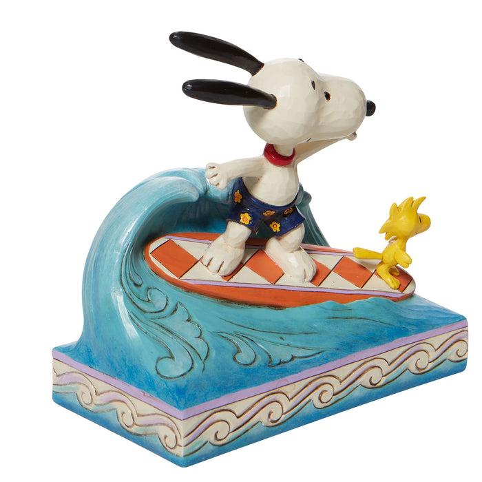 Enesco JSPEA Snoopy & Woodstock Surfi