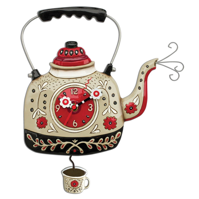 Enesco Kettle Clock