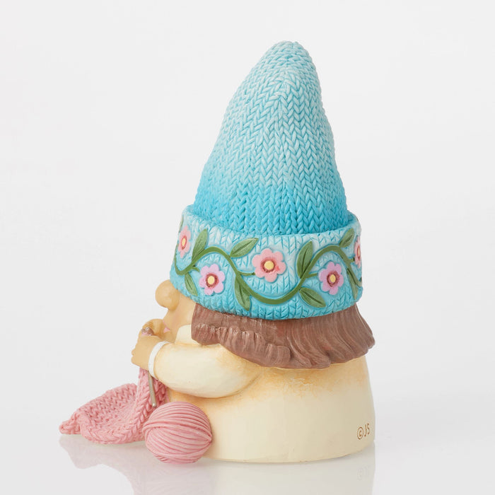 Enesco Knitting Hat Gnome Figurine