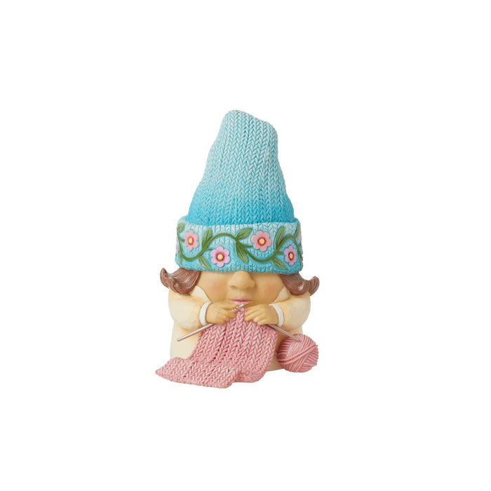 Enesco Knitting Hat Gnome Figurine