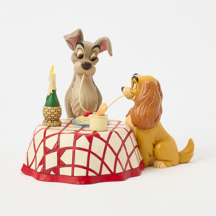 Enesco Lady & Tramp Spaghetti Scene