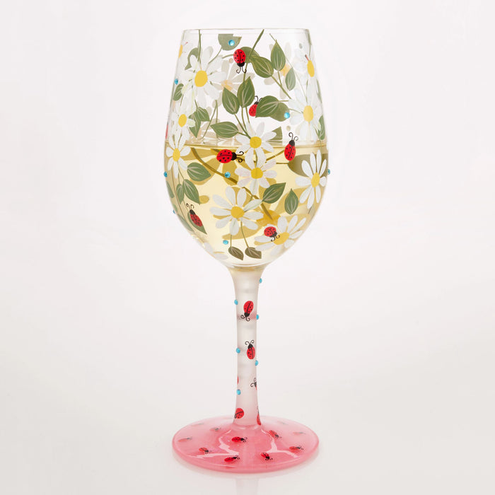 Enesco Ladybird Wine Glass