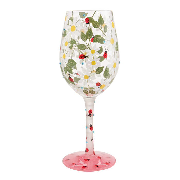 Enesco Ladybird Wine Glass