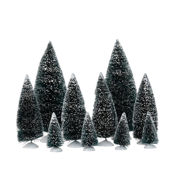 Enesco Landscape Trees Snow Road