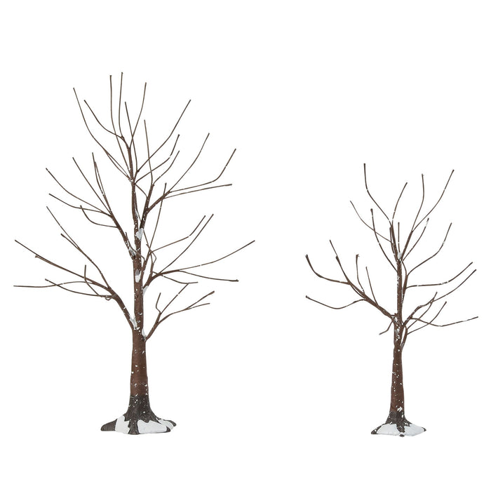 Enesco Landscape Trees Snow Road