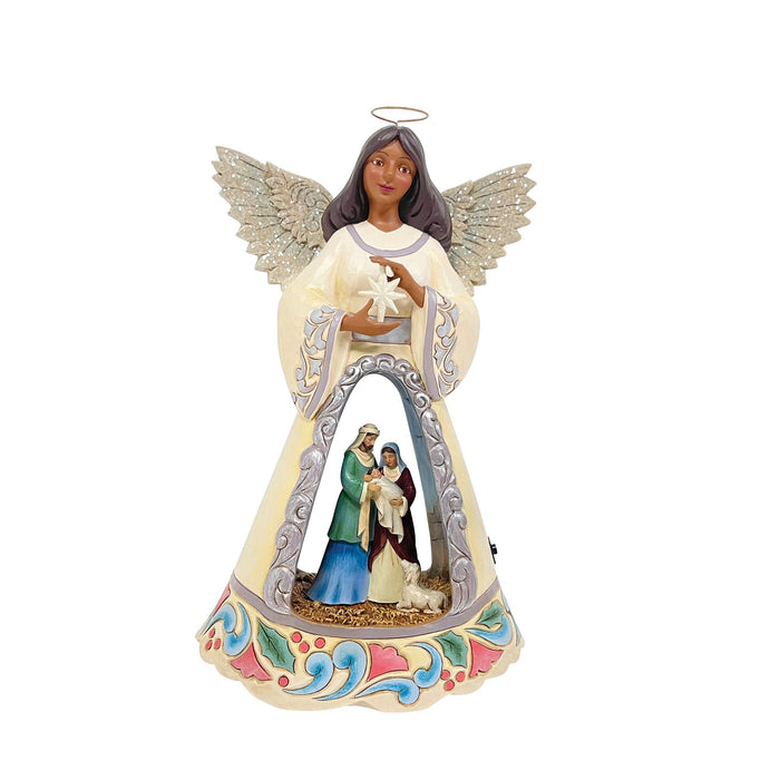 Enesco LED Nativity Angel With Open S